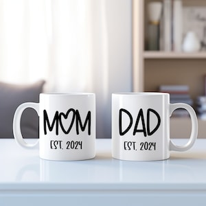 Custom Mom Dad Mugs, Mothers Day Gift, Fathers Day Gift, Gift for Parents