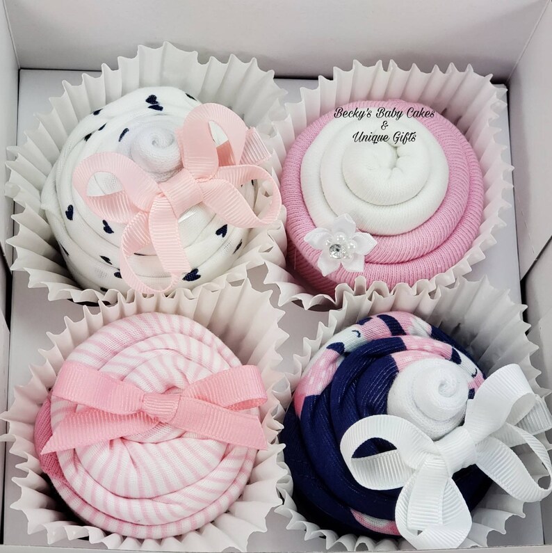 Pregnancy Gift Basket Etsybaby Onesie Cupcakes Baby Shower Etsy