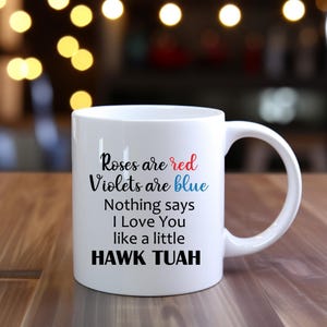 Hawk Tuah Mug, Funny Coffee Mug, Gag Gift for Men, Gift from Wife, Boyfriend Gifts, Funny Gift for Husband, Trendy Mug