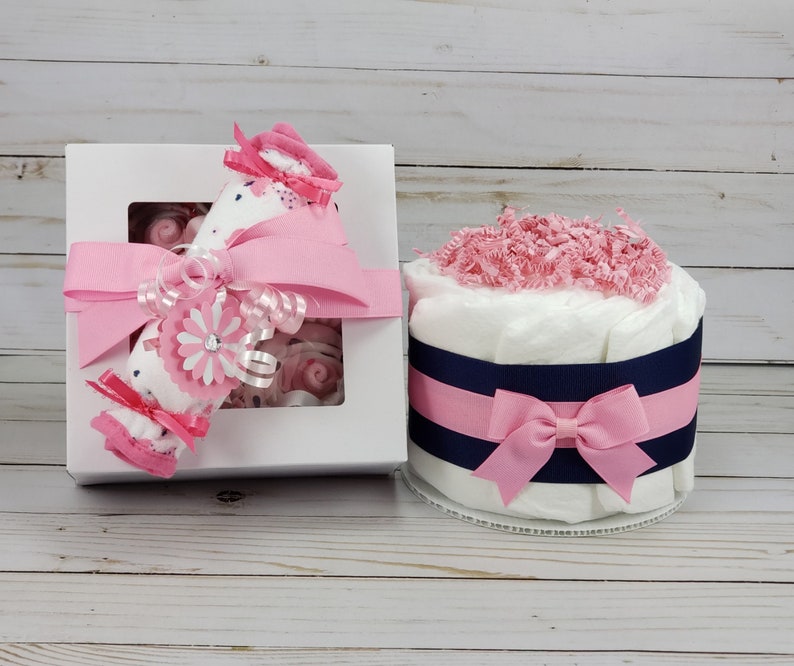 New Baby Gift Basket Onesie Cupcakes Baby Cupcakes Baby Etsy