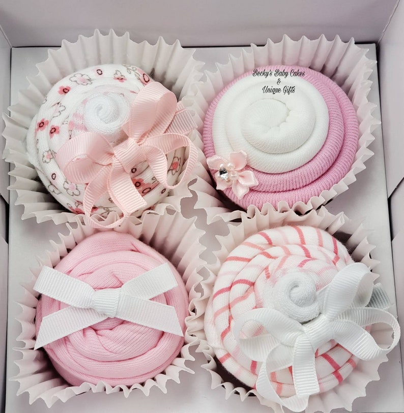 Pregnancy Gift Basket Etsybaby Onesie Cupcakes Baby Shower Etsy