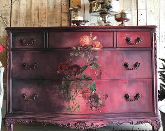 Red Dresser Etsy