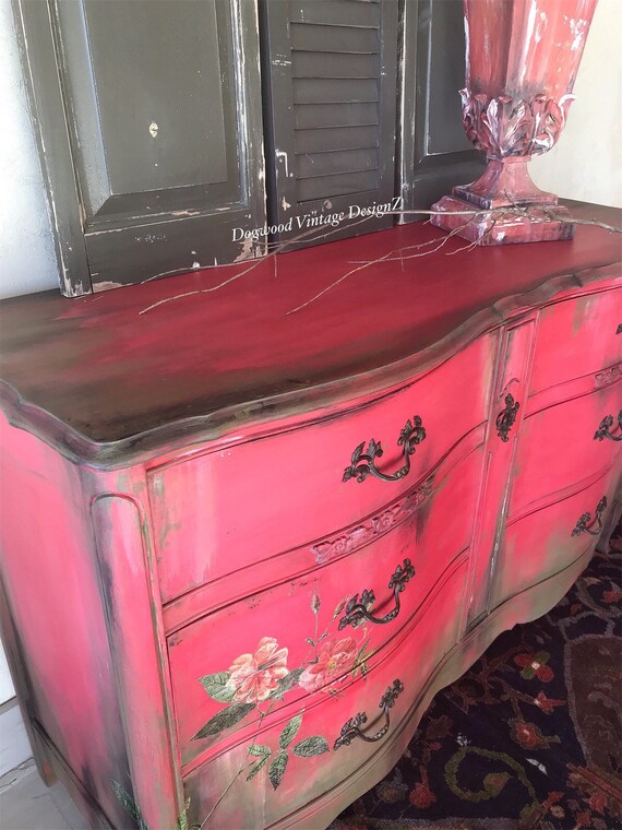 Sold New Vintage French Provincial Dresser Boho Etsy