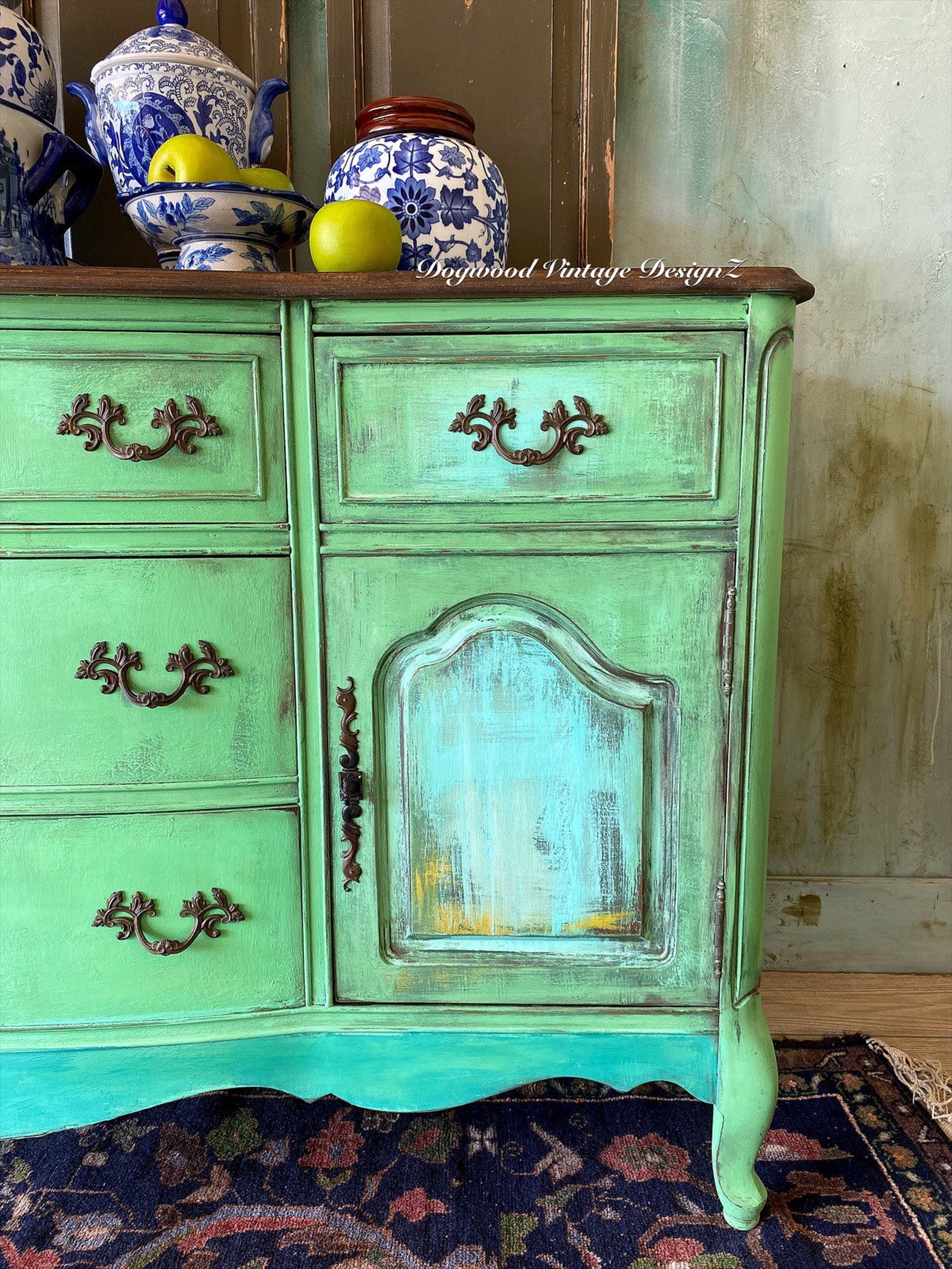 Buffet French Provincial Scandinavian Style Farmhouse Chic Vintage