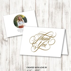 Cartões de agradecimento de formatura, notas de agradecimento de formatura personalizadas, agradecimentos de formatura, cartões de agradecimento de formatura com foto, cartões de nota, para impressão