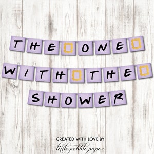 FRIENDS Bridal Shower Banner PRINTABLE, Friends Shower Banner, Friends Baby Shower Banner, Friends Shower Decor, Friends Theme Shower