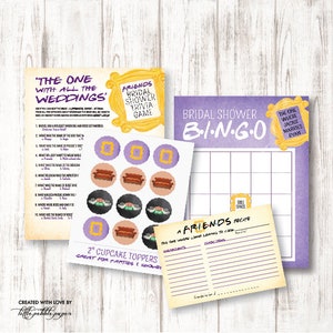 FRIENDS TV Show Trivia, Friends TV Show Party, Friends Theme Birthday ...