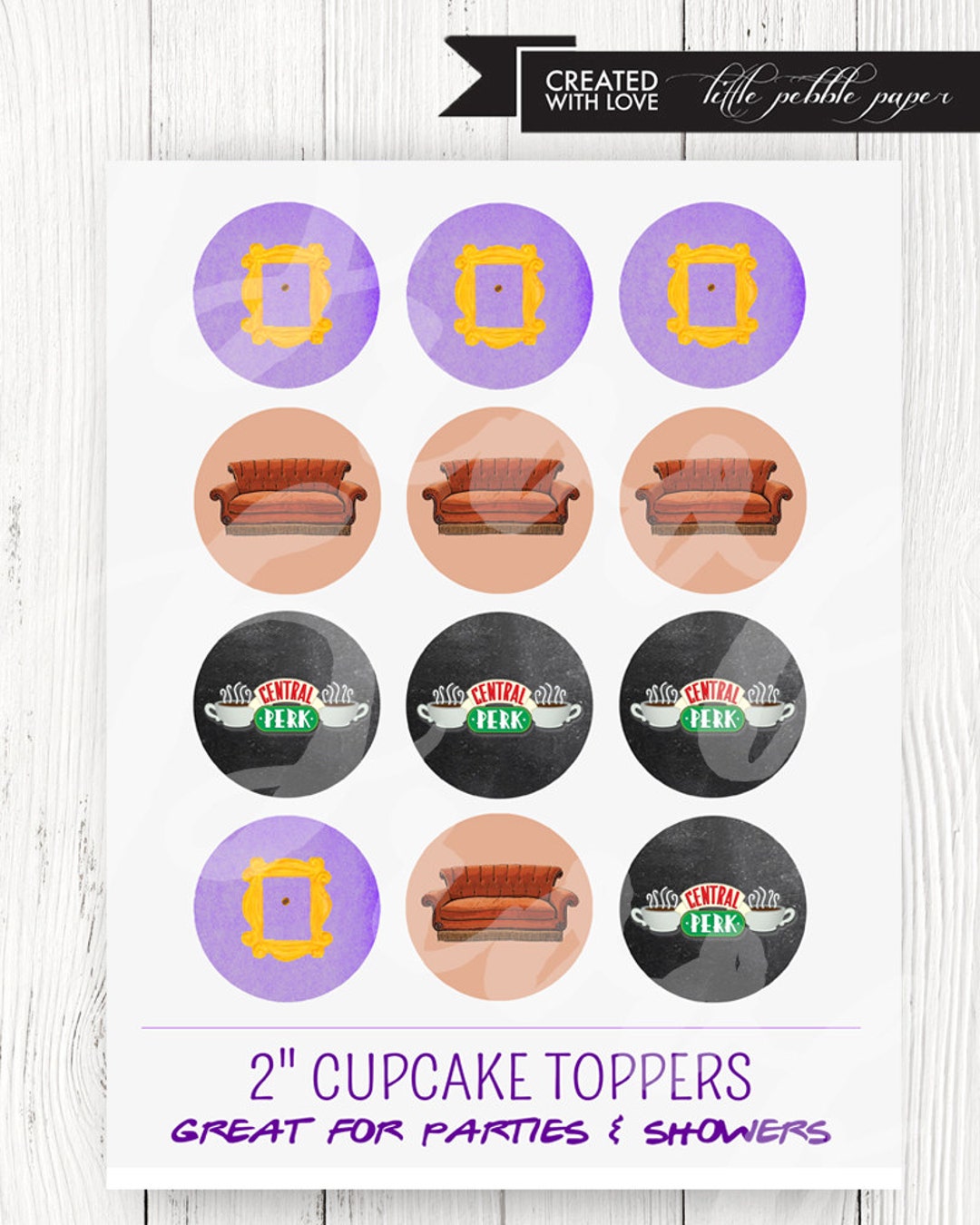 NFL Teams Cupcake Toppers - Custom Party Creations