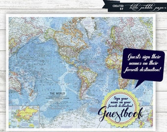 Welcome to the World Baby Shower Printable, Baby Boy Shower, Guestbook Map, Baby Boy, Travel Theme, Globe, Around the World, Boy Meets World