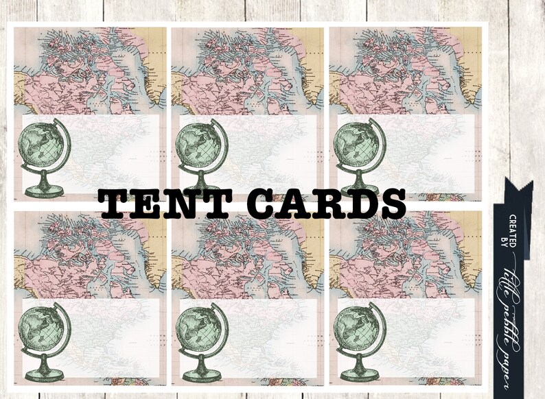 Welcome to the World Baby Shower Tent Cards World Tent Cards Welcome to the World Place Cards Around the World Tent Cards Food Labels