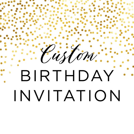 Creating a birthday invitation deals