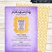 FRIENDS TV Show Trivia, Friends TV Show Party, Friends Theme Birthday ...