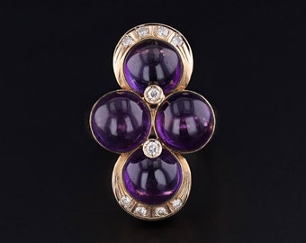 Vintage Amethyst Ring of 14k Gold