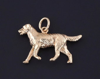 Vintage Dog Charm of 14k Gold