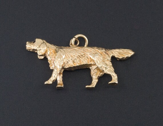 Dog Charm | 14k Gold Charm | Dog Lover Charm | 14k