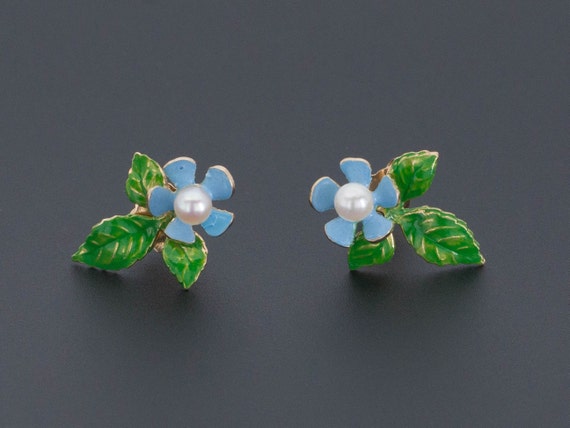 Flower Earrings | 14k Gold Earrings | Flower & Lea