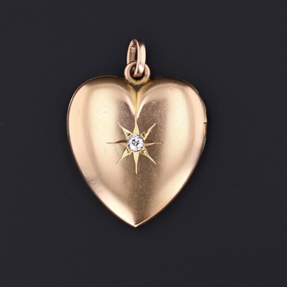 Antique Locket | Antique Heart Locket | Diamond Lo
