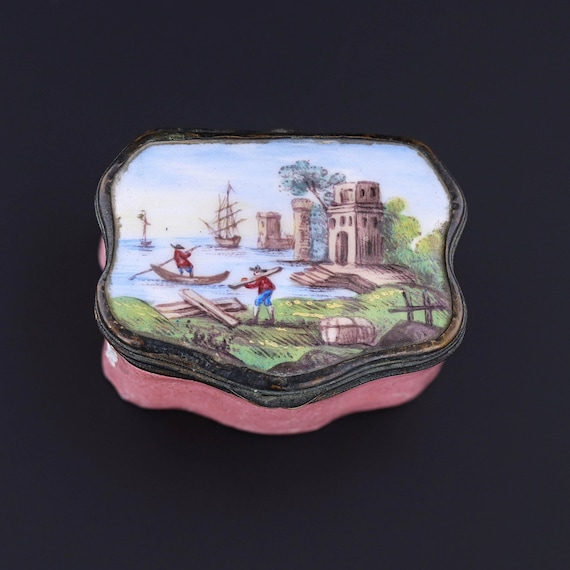 Antique Georgian Patch Box - image 1