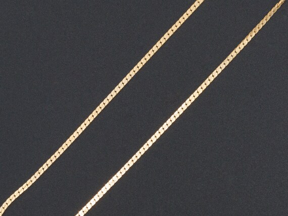 14k Gold Cable Chain | Vintage 14k Chain | Small F
