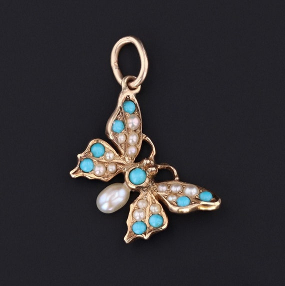 Butterfly Charm | Antique Butterfly Charm or Penda