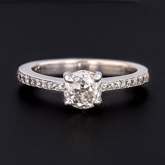 Vintage Engagement Ring Vintage Diamond Ring Old European - Etsy