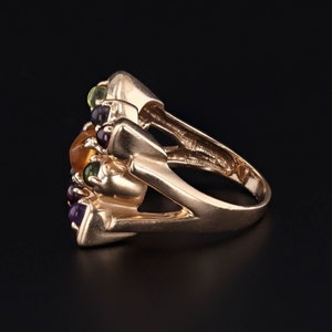 Vintage Gemstone Ring of 14k Gold image 3