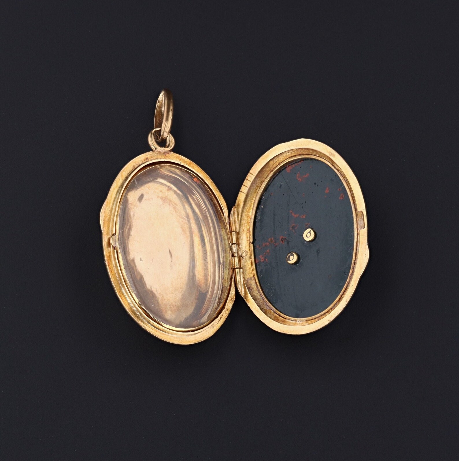 Antique Letter R Locket Initial R Locket 18k Gold & Etsy