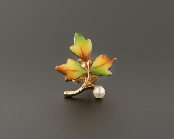 Antique Branch Earring | Pin Conversion Earring |