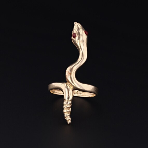 Snake Ring | Vintage Snake Ring | 14k Gold Snake R