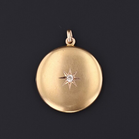 Antique Locket | Antique Diamond Locket | 10k Gold