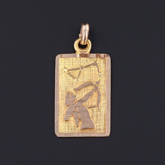 Vintage sagittarius pendant deals