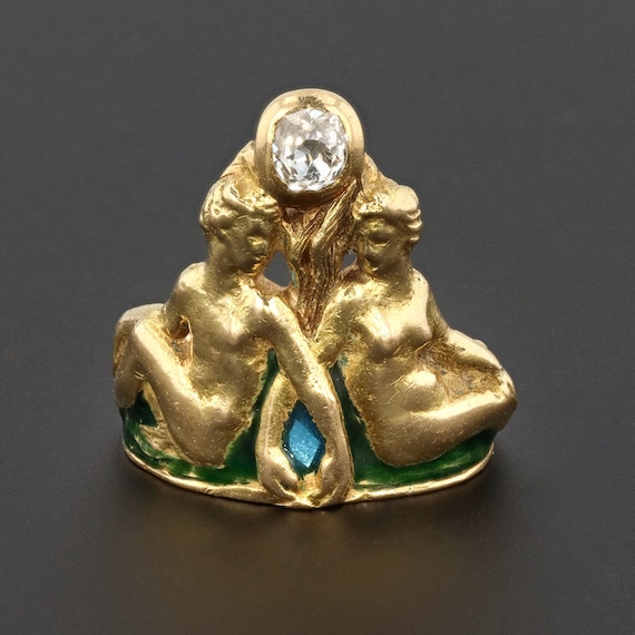 Art Nouveau Ring | Antique Ring | Man & Woman Ring