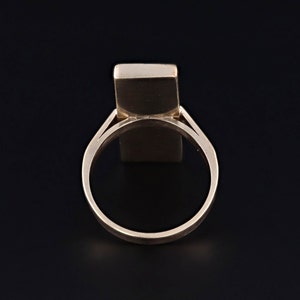 Mother of Pearl Ring of 14k Gold image 4