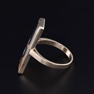 Mother of Pearl Ring of 14k Gold image 3
