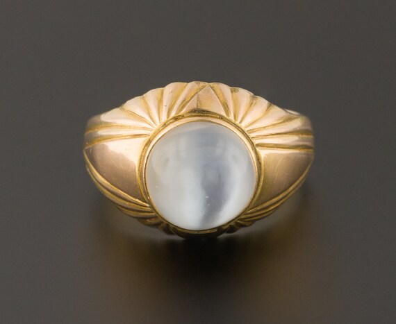 Moonstone Ring | Vintage Moonstone Ring | 14k Gold