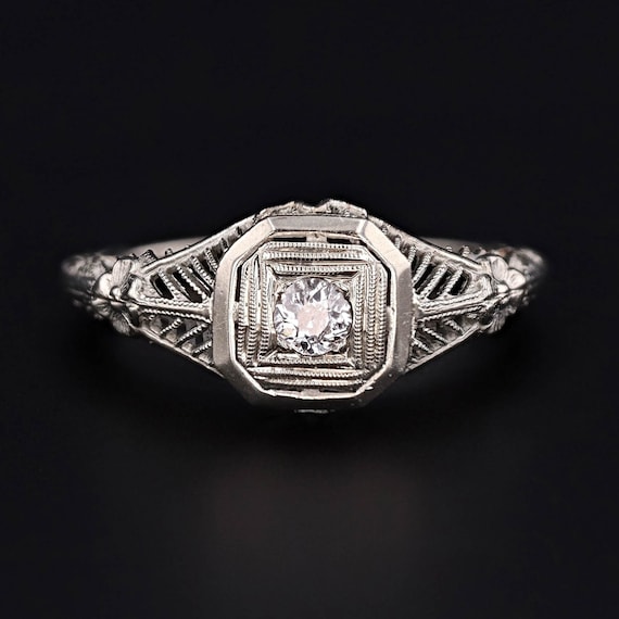 Filigree art hotsell deco rings