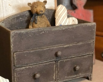 ETWN193 Pantry Box mit drei Schubladen Musterplan
