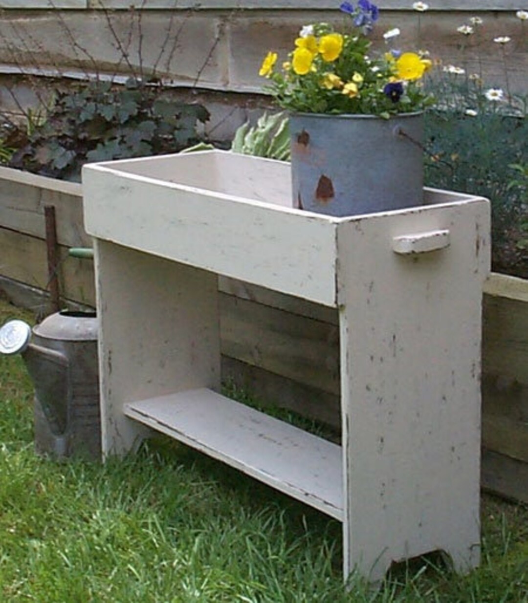 ETWN104 Crock Bucket Bench Epattern Etsy