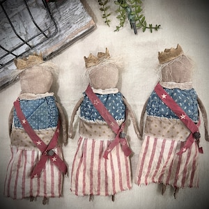 ETBC199 Primitive Liberty Girl Epattern Americana