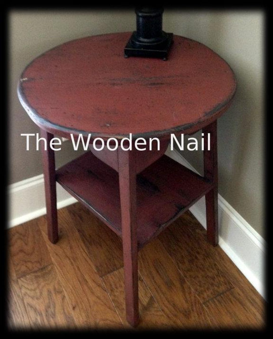 ETWN122 Primitive Lamp Round Top Table Pattern/plan - Etsy