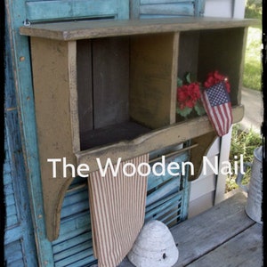 ETWN154 Old Prairie Cubby Shelf Pattern/Plan
