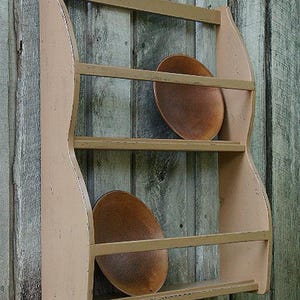 ETWN120 Primitive Bowl Rack Shelf PATTERN PLAN