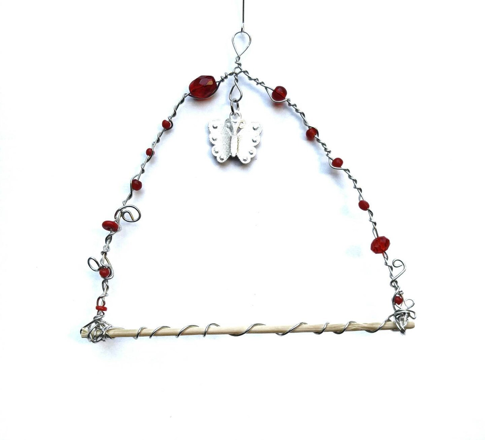 Butterfly Hummingbird Swing Bully Swing Garden Bird Swing Etsy