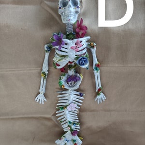 Skeleton Mermaid, gothic mermaid, day of the dead mermaid