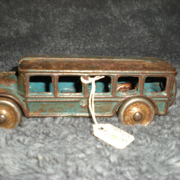 Antique/Vintage cast iron toy truck/bus from the World War 1 Era