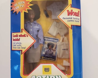 Washington Mutual Action Teller Doll