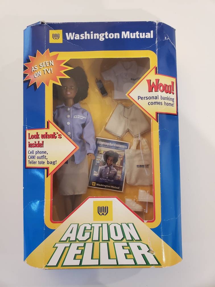 Washington Mutual Action Teller Doll