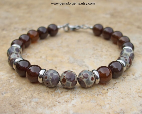 Etsy mens beaded bracelets discount