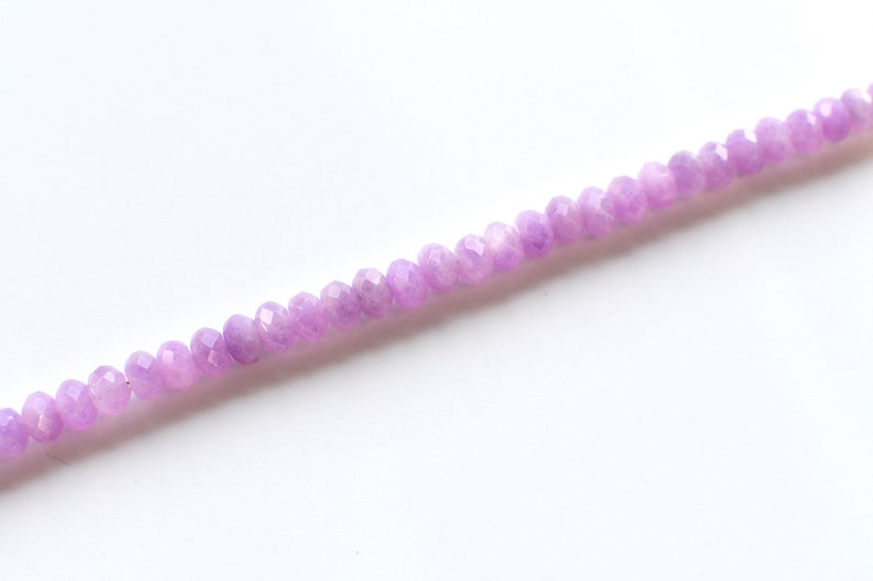 Soft Purple Crystal Beaded Necklace image 6