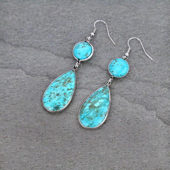 Natural stone hotsell drop earrings